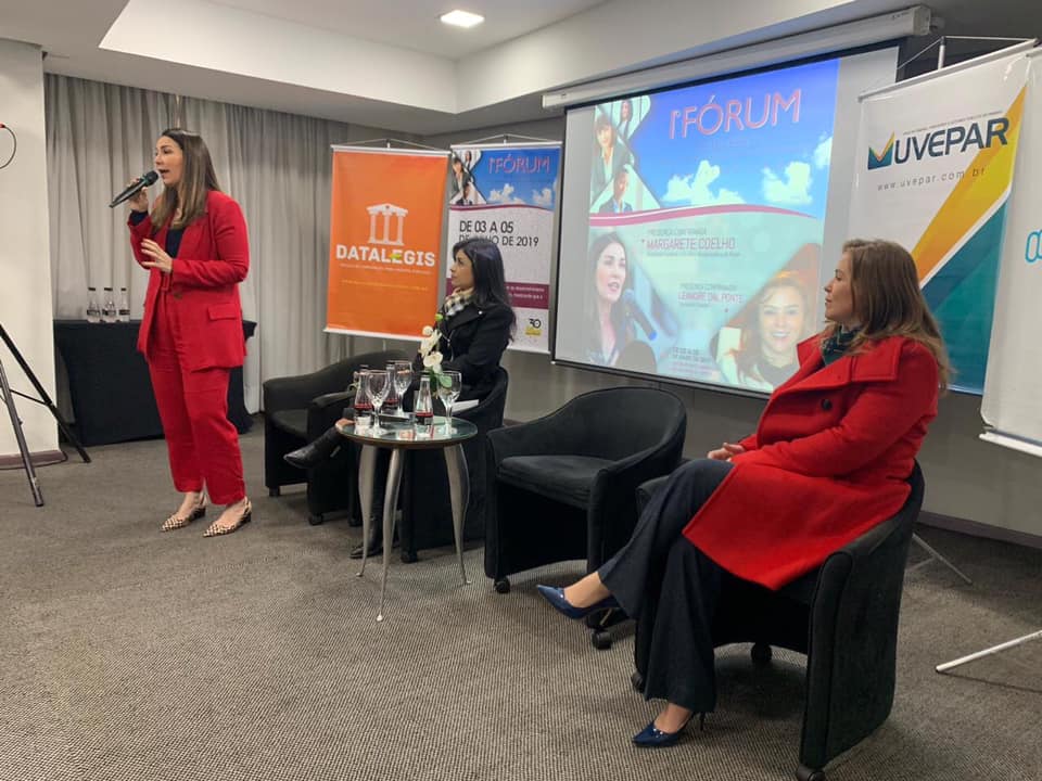A deputada federal Margarete Coelho em Curitiba (PR)