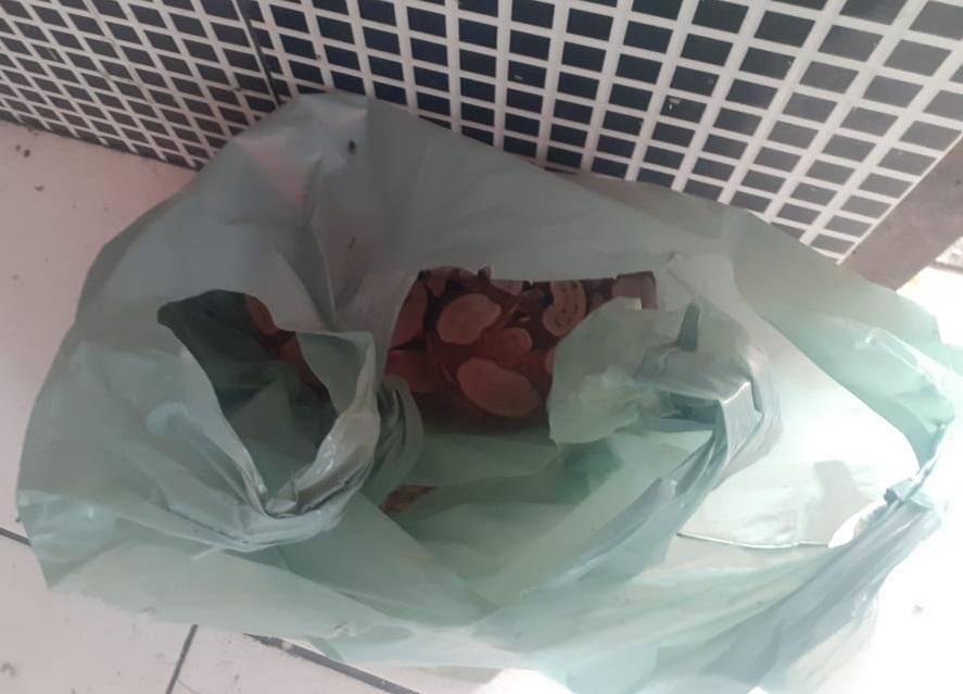 Mulher encontra jiboia dentro de sacola de milho