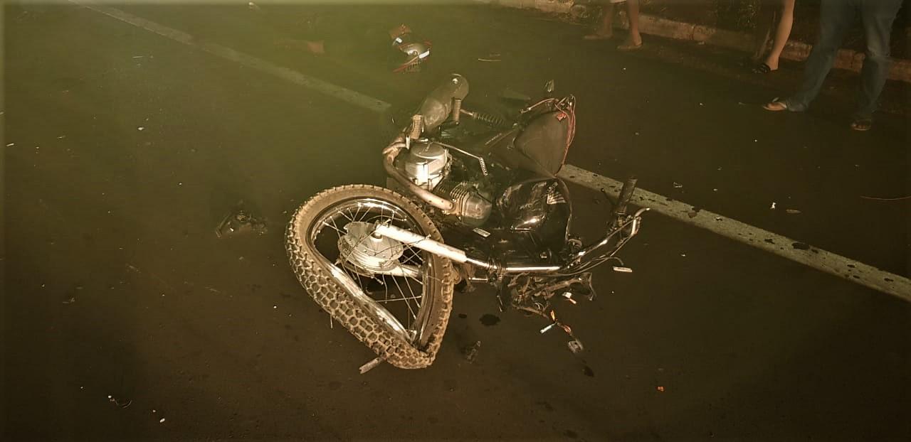 Veículo da vítima que morreu no acidente