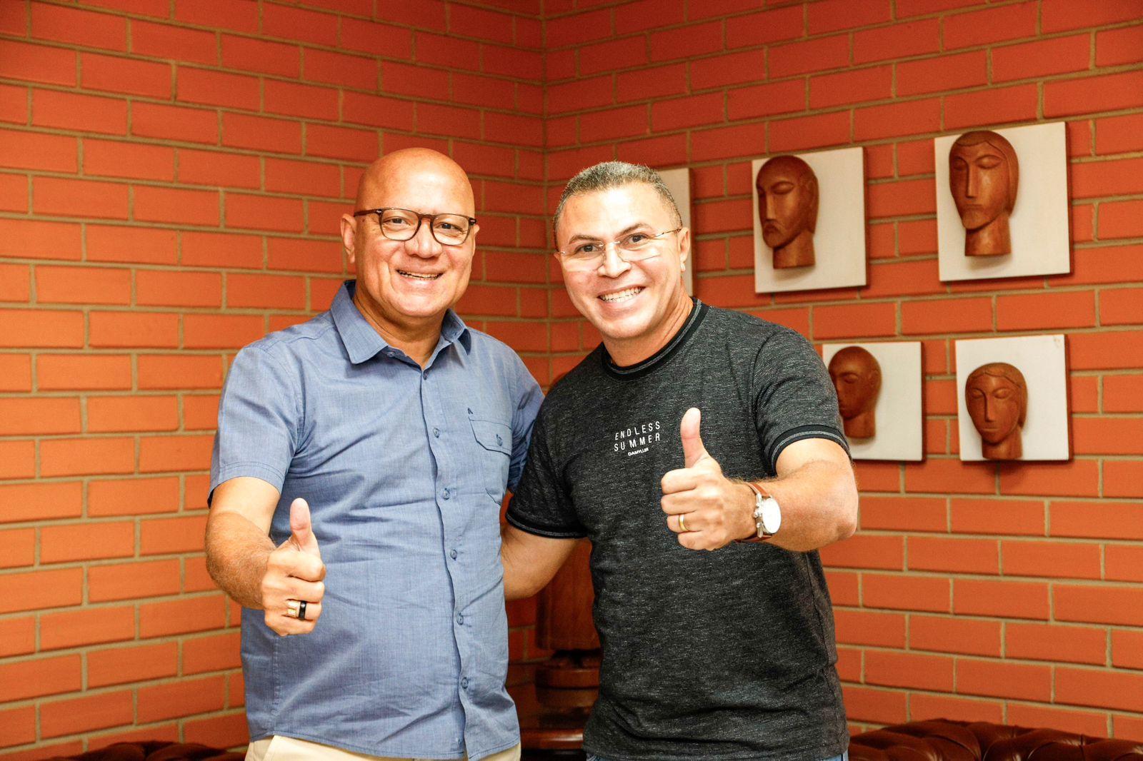 Franzé Silva  e Gustavo Carvalho
