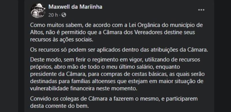 Doação Urgente