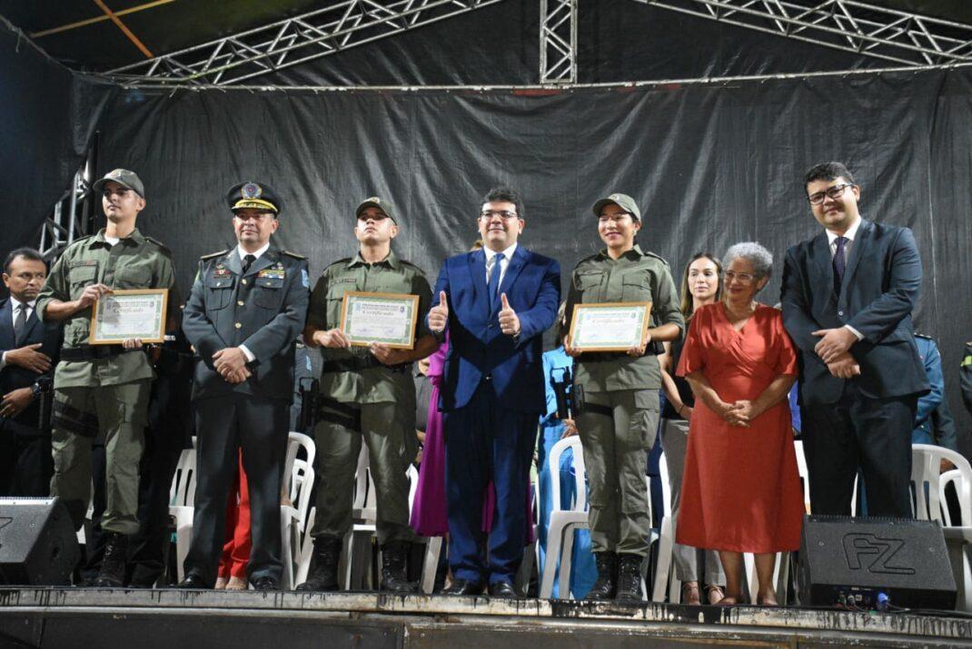 Formatura de policiais militares