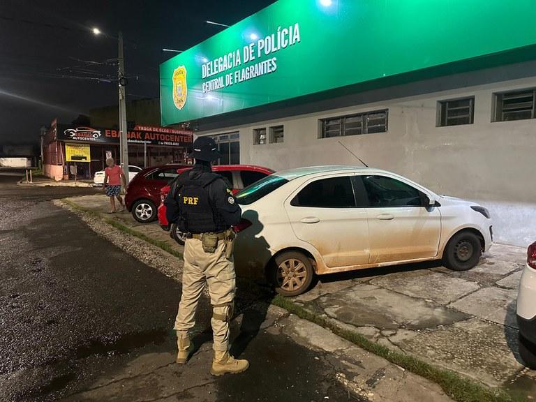 O carro foi retirado da locadora em 2021 no estado de São Paulo