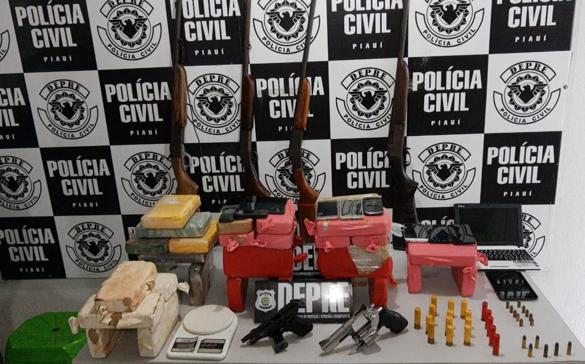 Apreensão de droga em sítio situado entre Teresina e José de Freitas