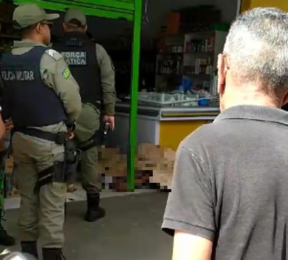 local onde Sielson Sena foi alvejado com vários disparos