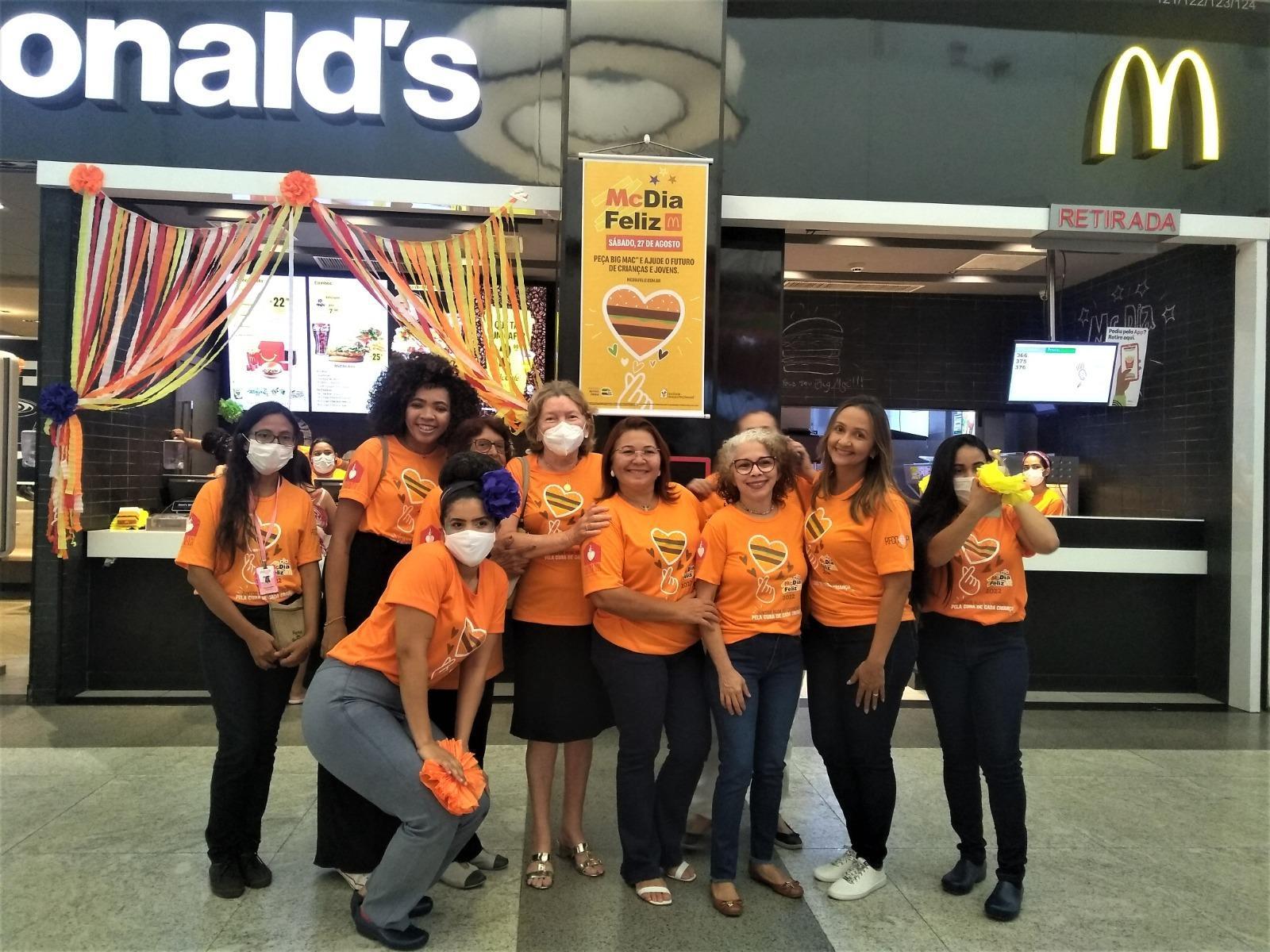 O McDia Feliz arrecadou fundos para a Rede Feminina de Combate ao Câncer