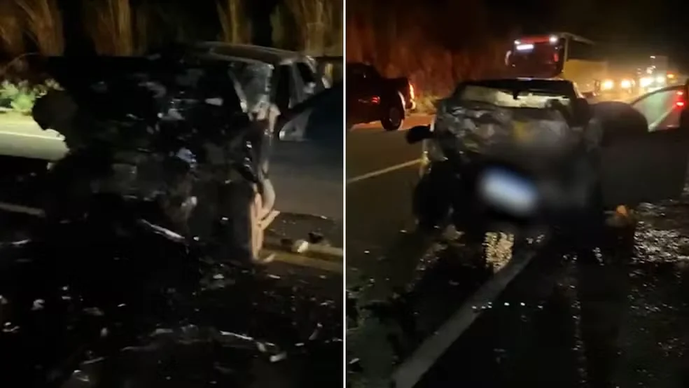 Acidente ocorreu na BR-316 em Miguel Leão e os dois veículos bateram de frente