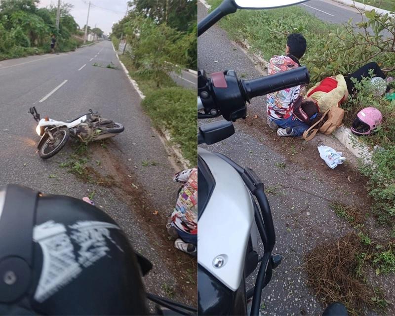 A vítima foi encaminhada ao HUT
