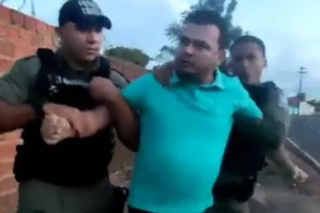 Advogado Willians Fonseca sendo preso