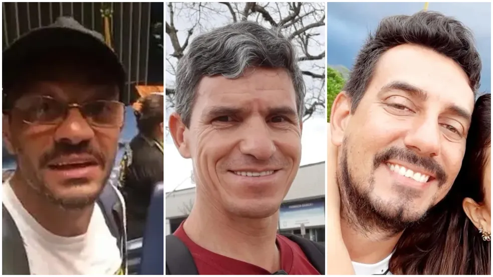 Atos golpistas de 8 de janeiro: montagem com fotos de Aécio Lúcio Costa Pereira, Moacir José dos Santos e Thiago de Assis Mathar