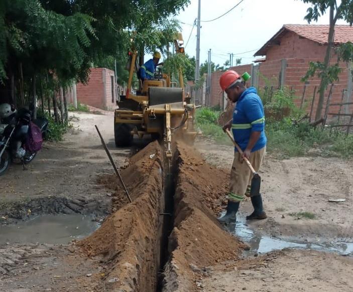 Obras em andamento