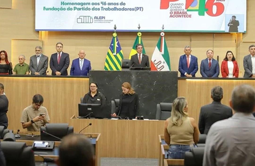 Alepi realiza sessão solene pelos 46 anos do PT e reforça importância da sigla