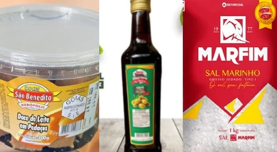 Alimentos proibidos ou suspensos pela Anvisa