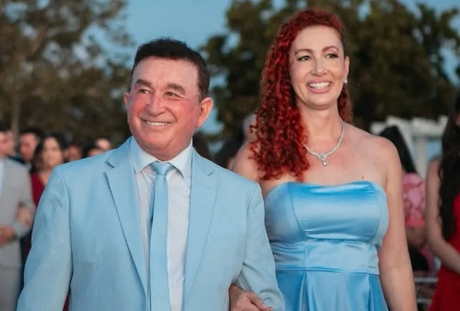 Amado Batista e a filha Lorena Alves
