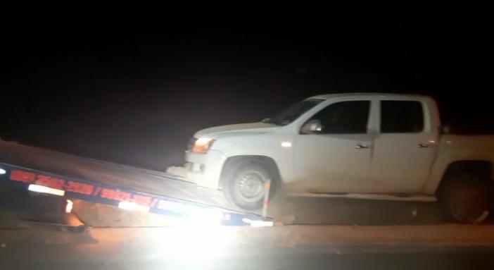 Amarok apreendida pela PRF em Bom Jesus