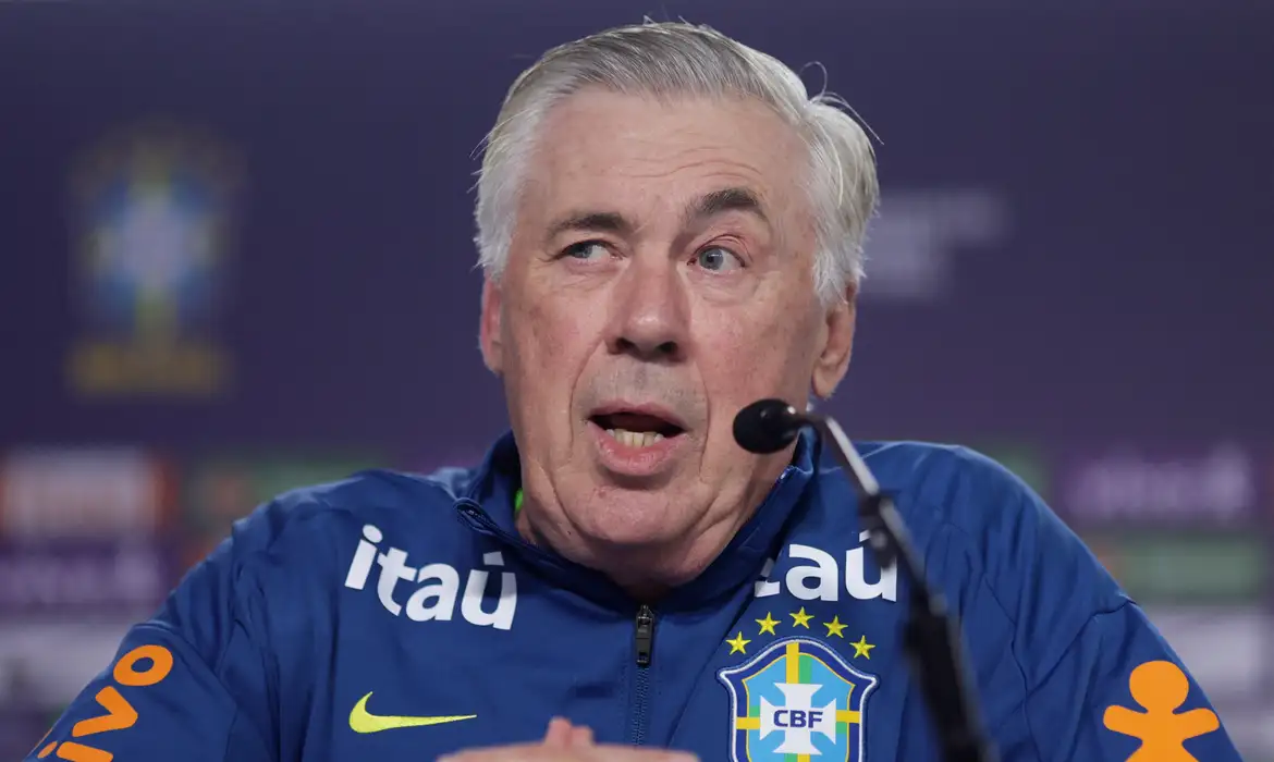 Ancelotti define convocação da Copa do Mundo em março e fala sobre Neymar