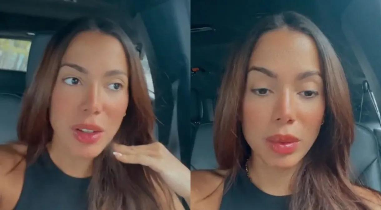 Anita faz live no Instagram