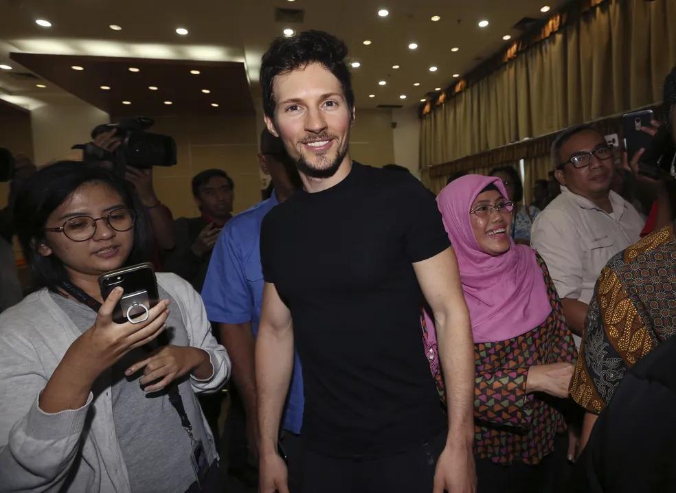 Pavel Durov, preso na França por envolvimento a crimes de abusos infantis e tráfico de drogas