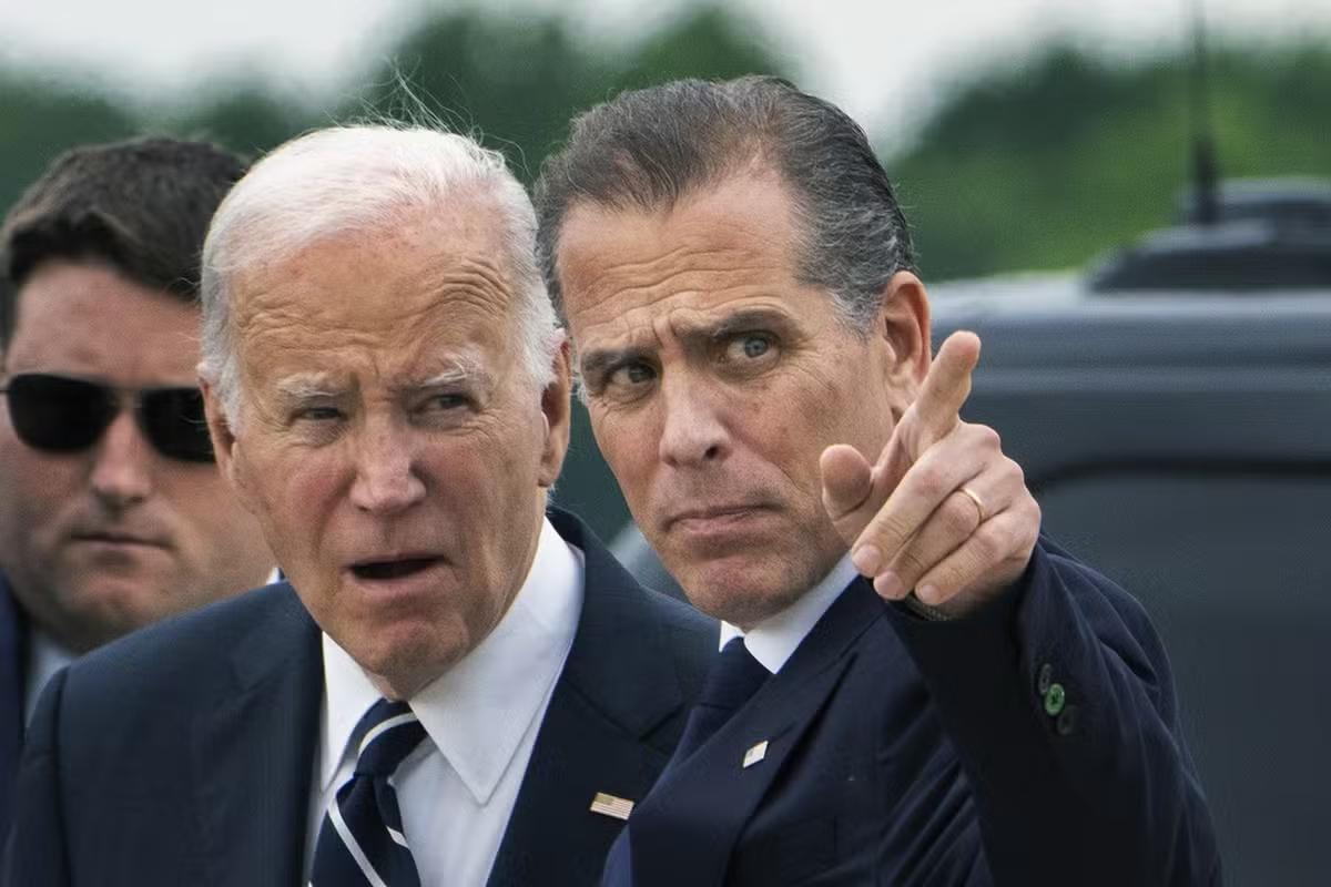 Joe Biden e o filho Hunter