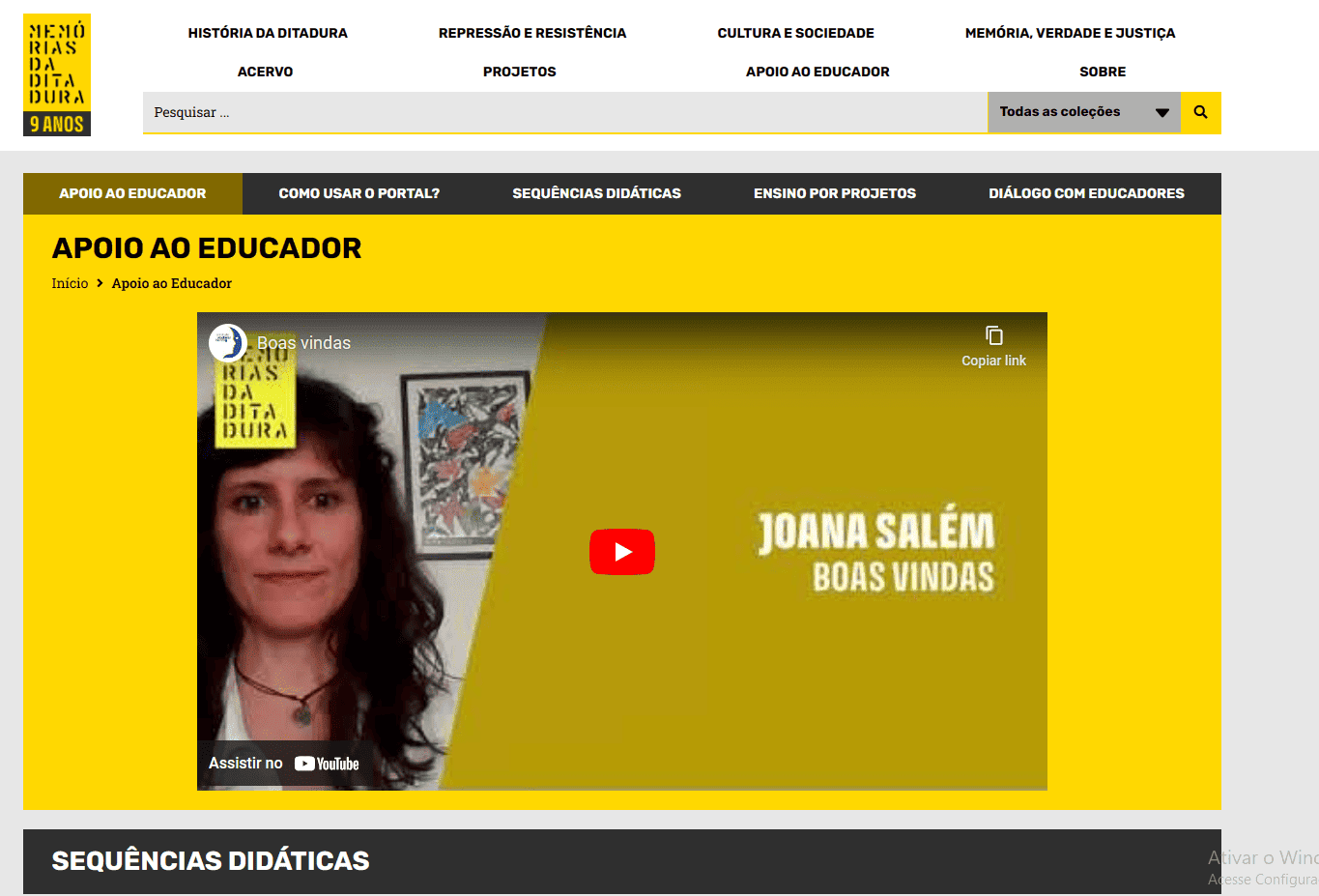 O objetivo do portal Memórias da Ditadura é promover o ensino e a reflexão crítica sobre esse importante período da história do Brasil