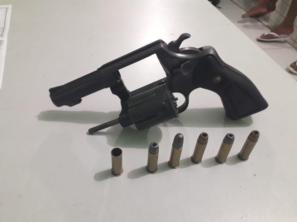 Arma de fogo usada no crime