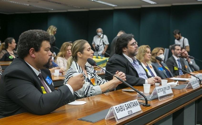 Artistas se mobilizaram e foram a Brasília pressionar os congressistas