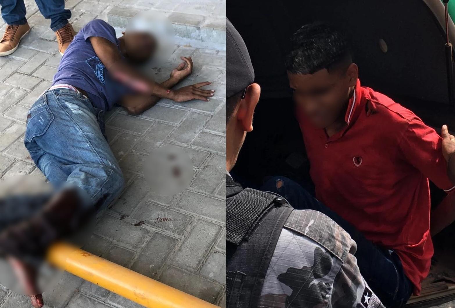 Suspeitos de assaltos são perseguidos e atropelados