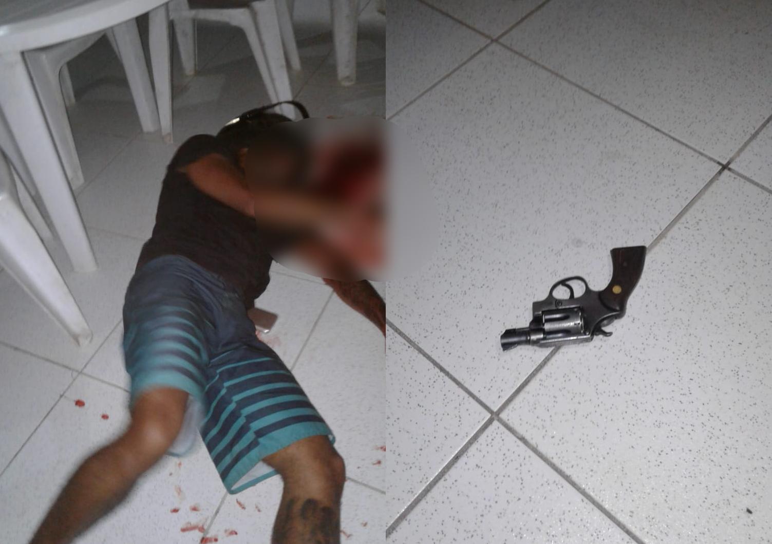 Vitima reage e atira em assaltante em Monsenhor Gil