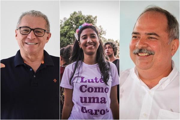 Assis Carvalho,  Isadora Cortez e Osmar Júnior