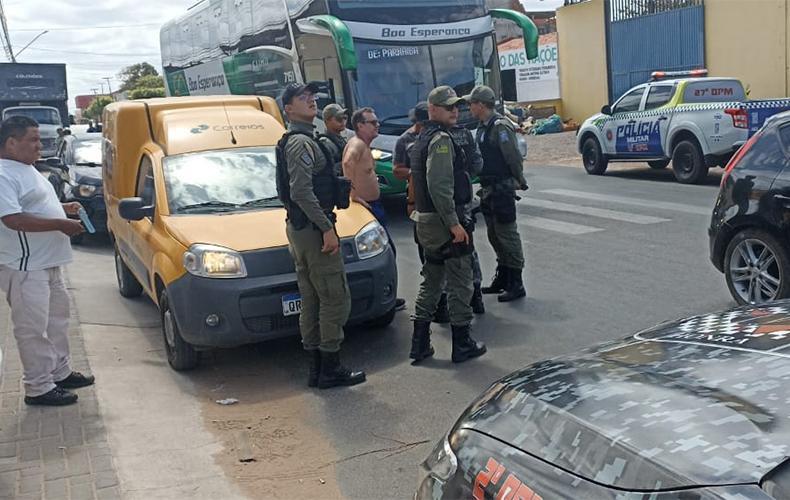 Os criminosos levaram a mercadoria