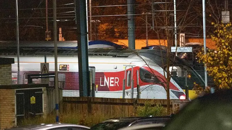 O trem se aproximava da estação de Huntingdon quando ocorreu o ataque