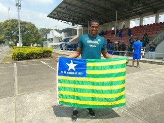 Luís Fábio conquistou a prata no Campeonato Sul-americano de atletismo