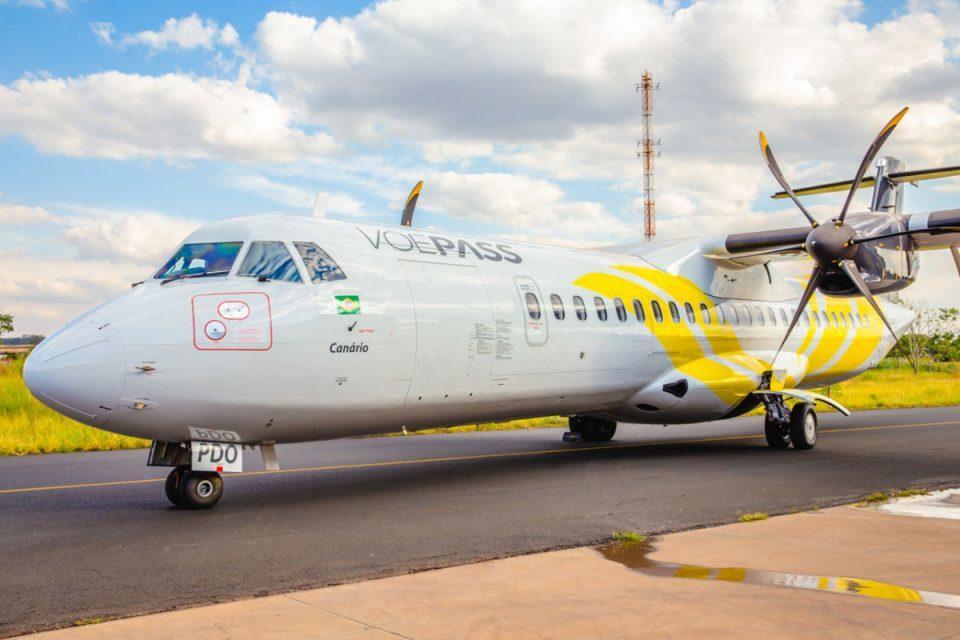Aeronave da empresa Passaredo