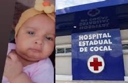 Bebê de seis meses morre em hospital e família denuncia negligência médica
