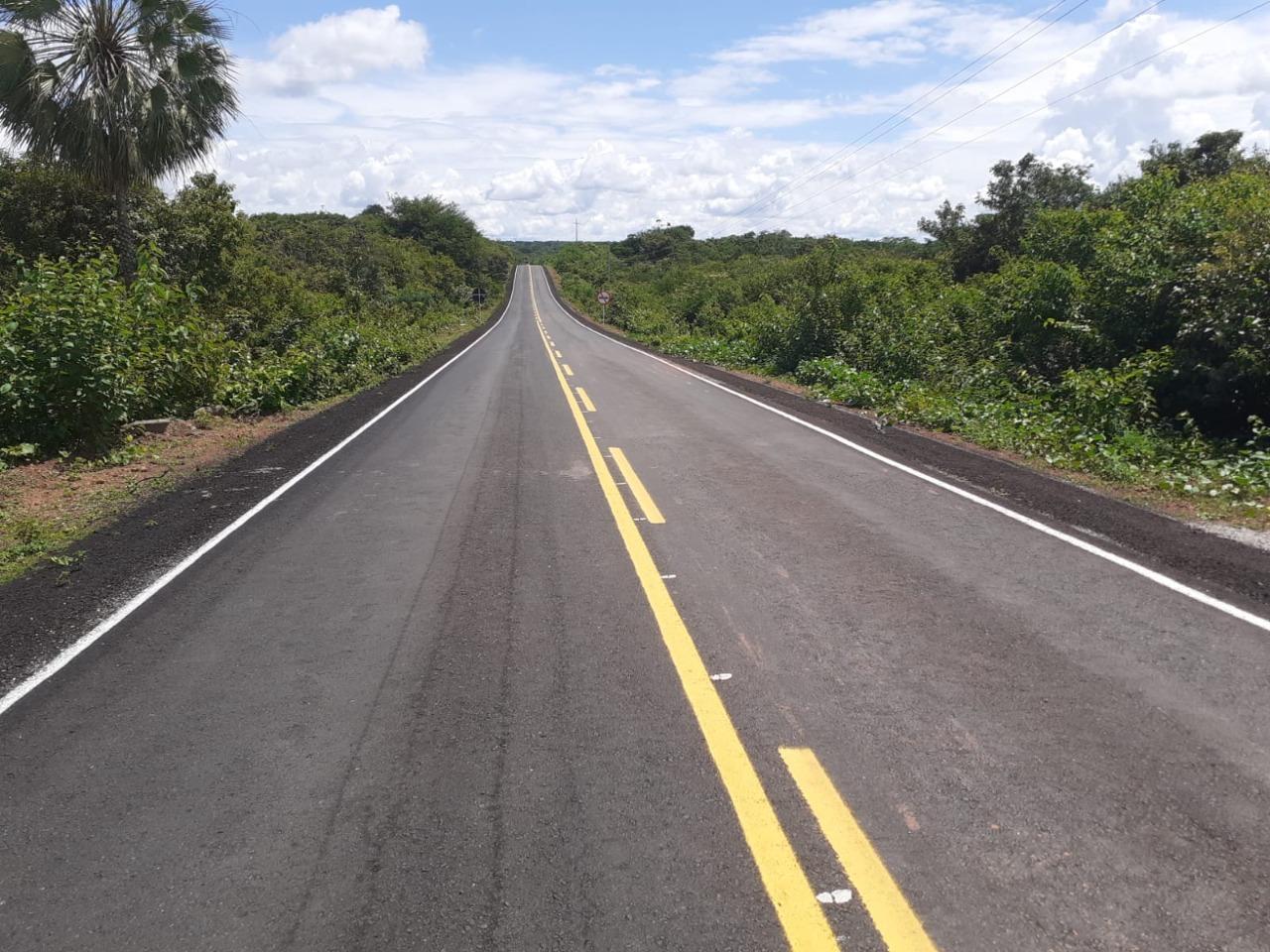 Rodovia que liga Bom Princípio do Piauí à BR-343
