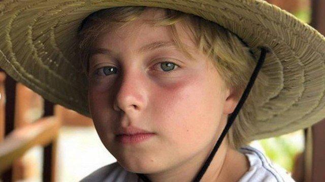 Benicio, filho do casal de apresentadores Luciano Huck e Angélica
