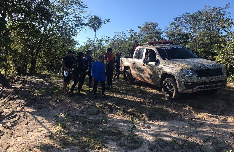 Grupo foi resgatado com vida