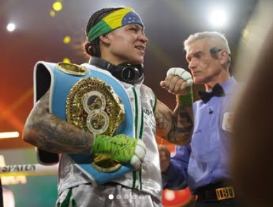 Com decisão unânime, Bia Ferreira vence Maira Moneo e mantém cinturão mundial