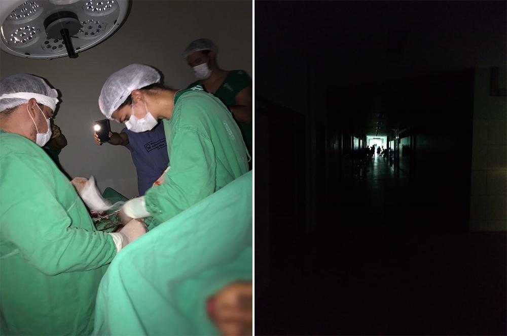 Blackout nos hospitais Teresina