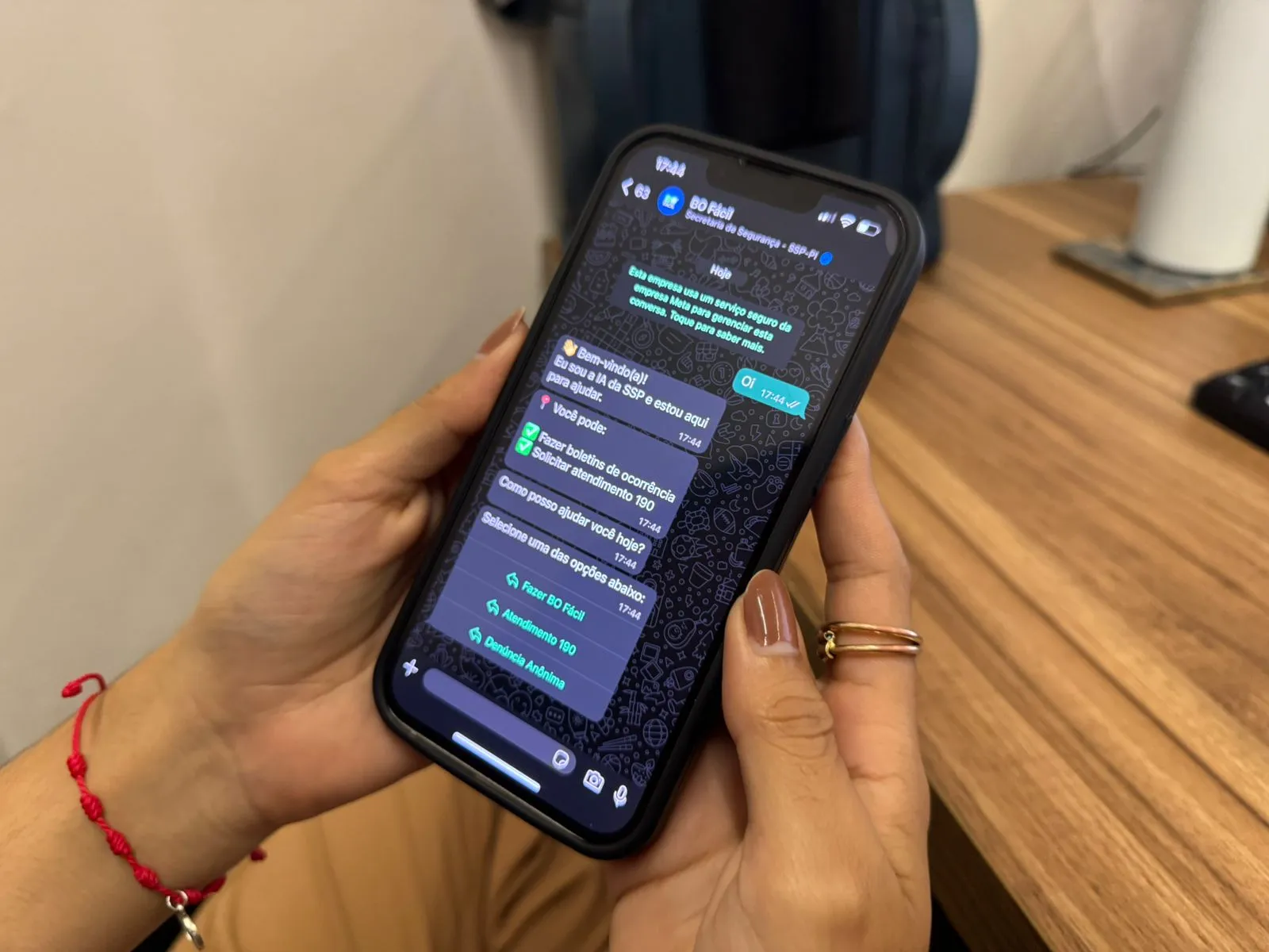 Bo Fácil permite população registrar boletim de ocorrência pelo WhatsApp