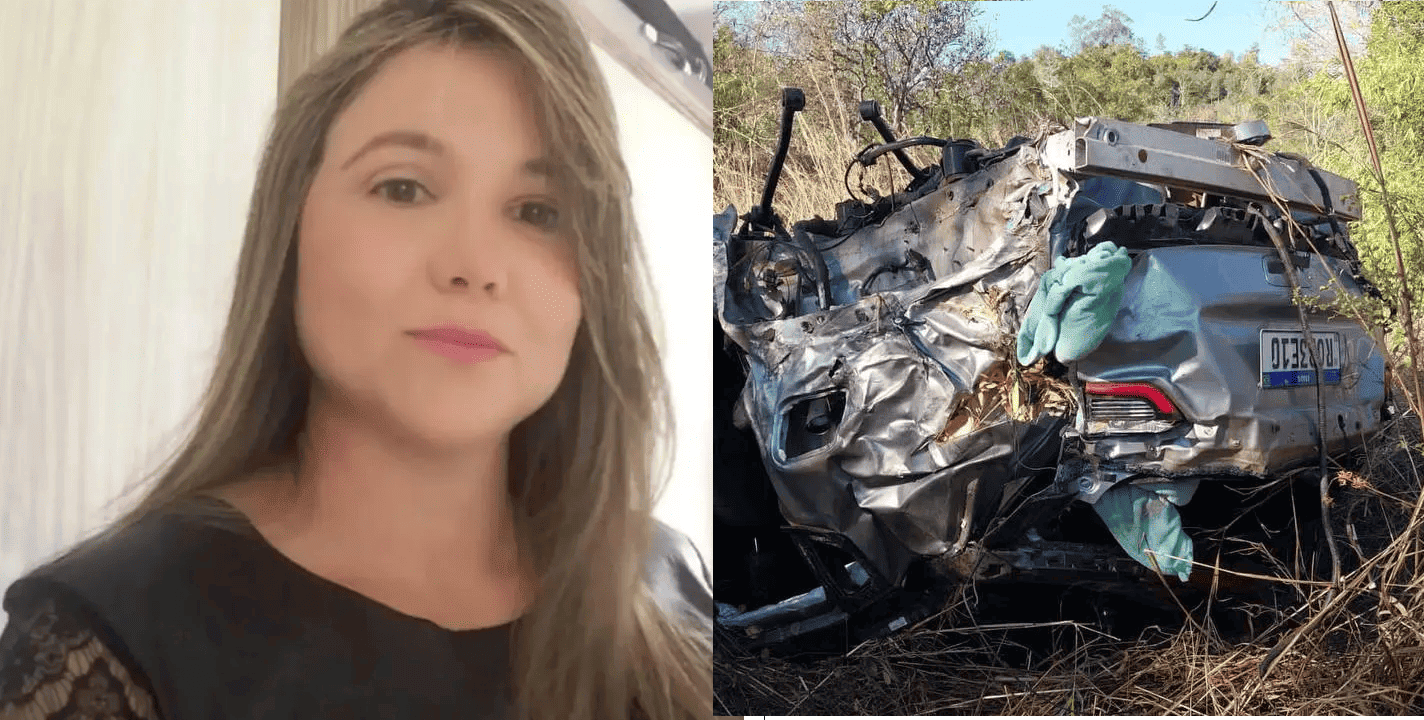 A enfermeira Denise morreu em acidente de carro na cidade de Caxias (MA)