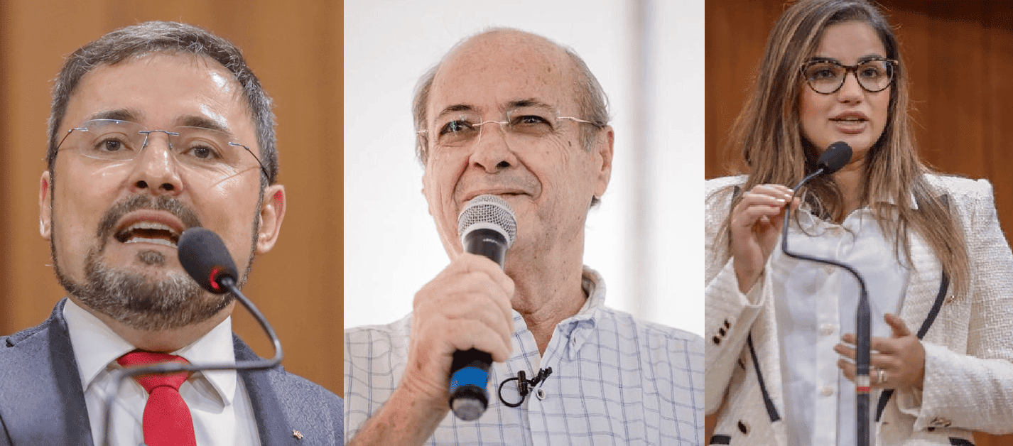 Fábio Novo, Silvio Mendes e Bárbara do Firmino