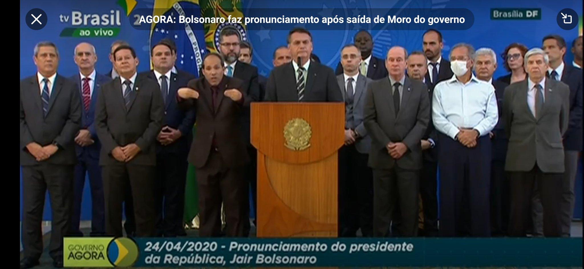 Presidente Bolsonaro fala sobre demissão de Sérgio Moro