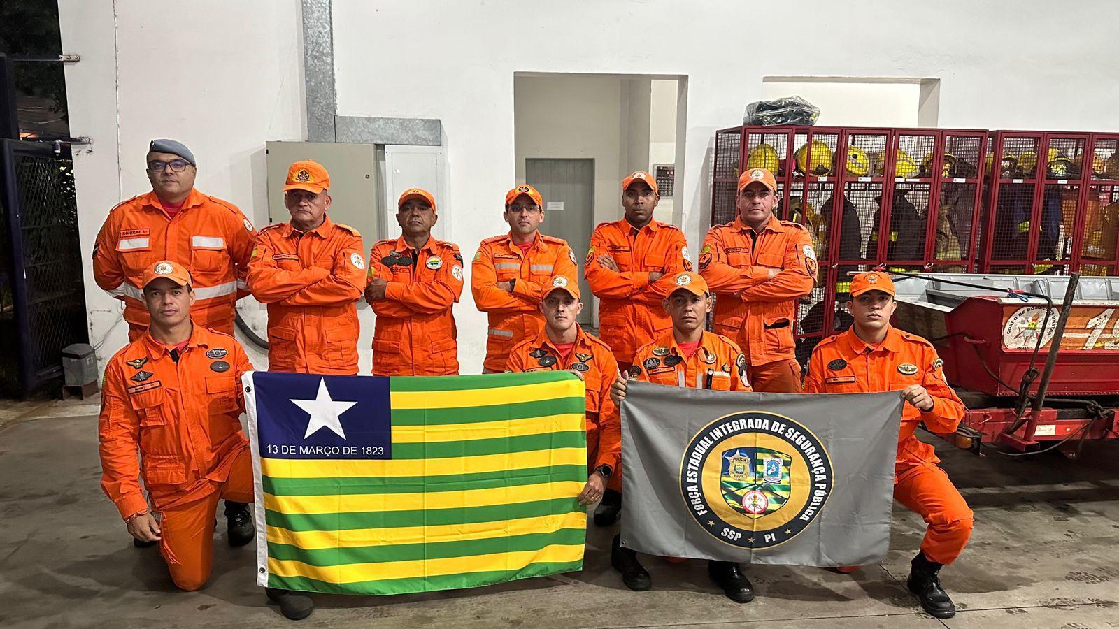 Bombeiros do Piauí no Rio Grande do Sul