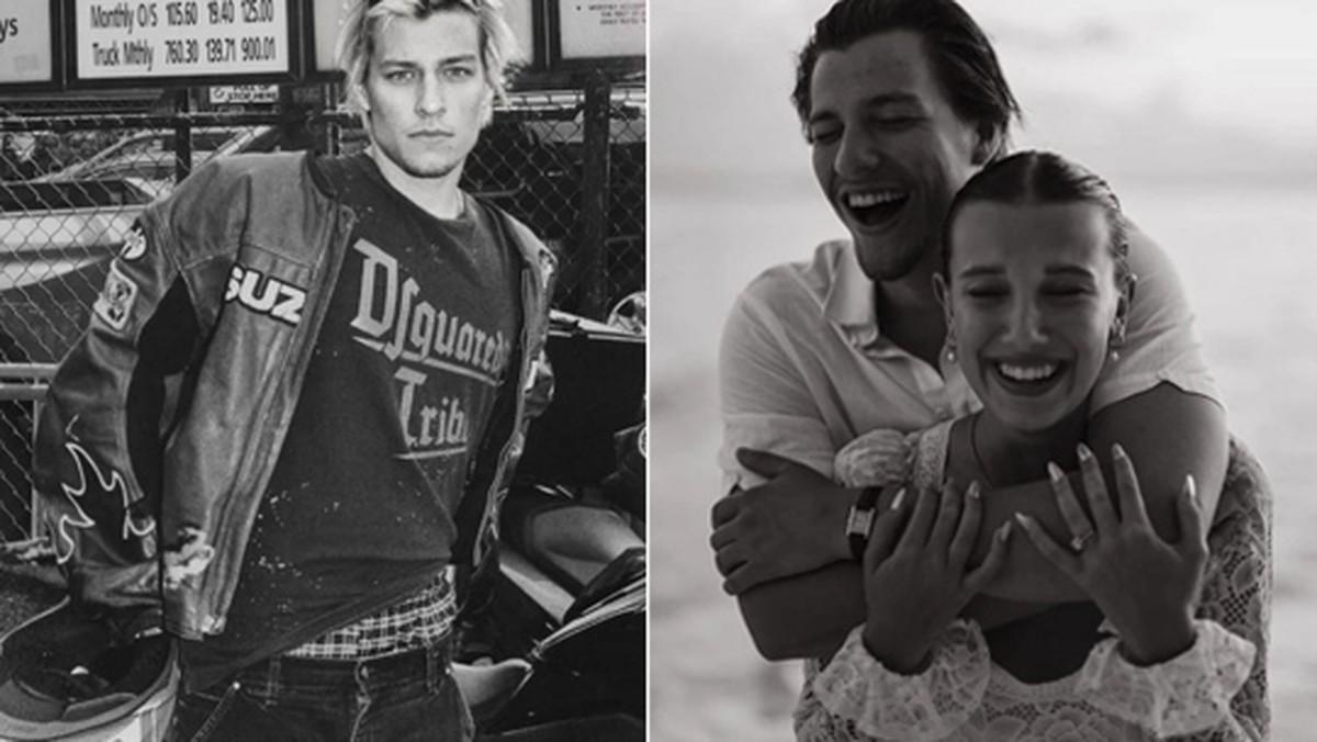 Atriz Millie Bobby Brown e Jake Bongiovi