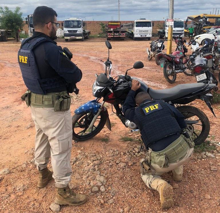 Motocicleta recuperada