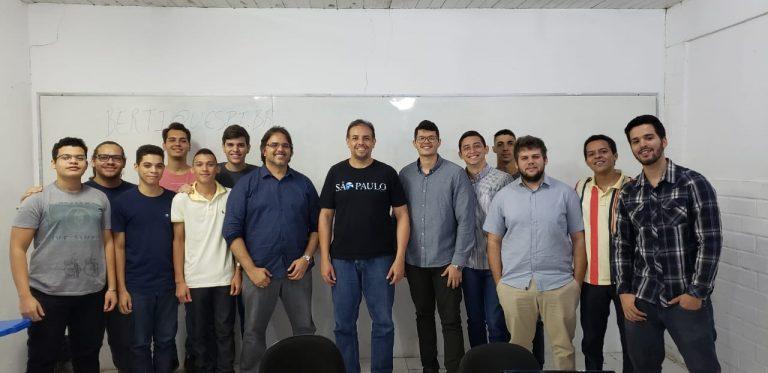 Coordenadores e alunos do grupo de Engenharia Elétrica da UESPI