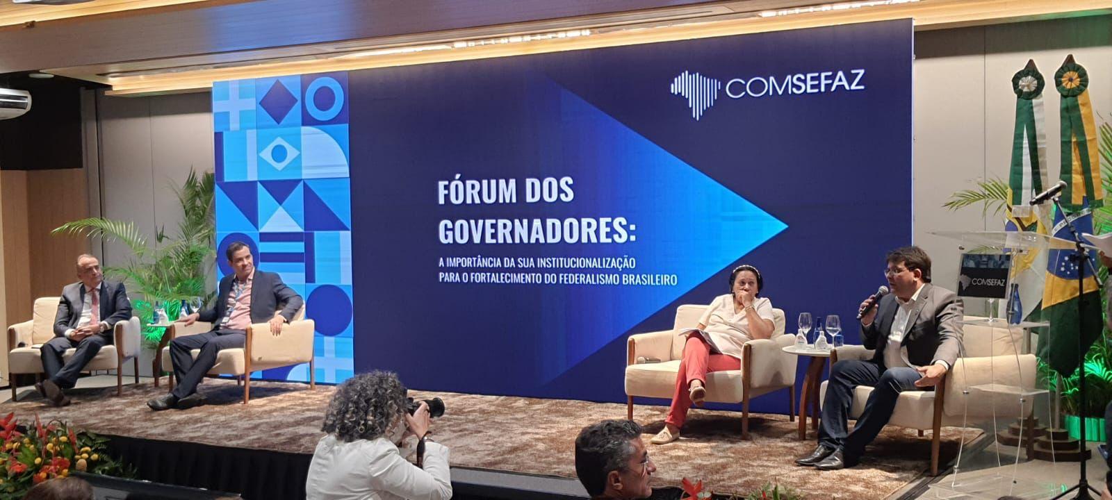 Rafael Fonteles defende institucionalização do Fórum dos Governadores