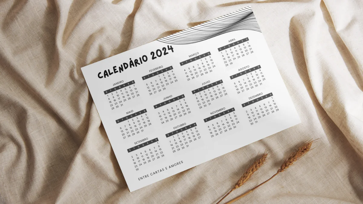 Calendário para 2024