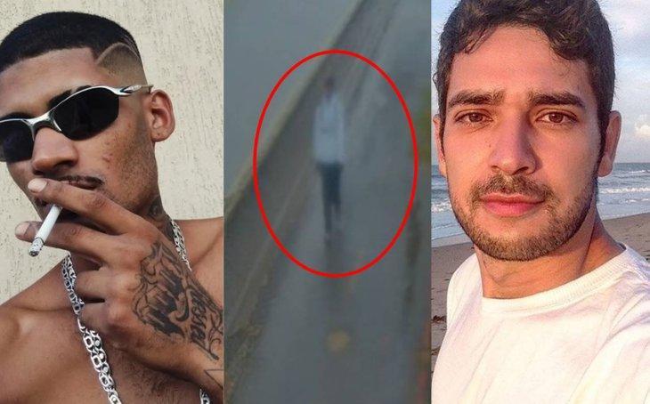 Câmara flagrou o homem preso por matar o professor João Emmanuel
